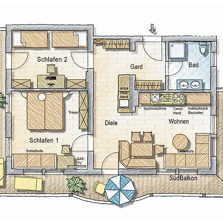Daire Almchalet Zillertal-3 By Interhome *
